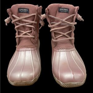 Sperry Pink Boots
